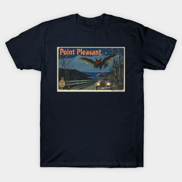 Point Pleasant Postcard T-Shirt by Dead Is Not The End